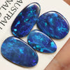 9.02 Cts Australian Opal Doublet Stone Cabochon 4Pcs