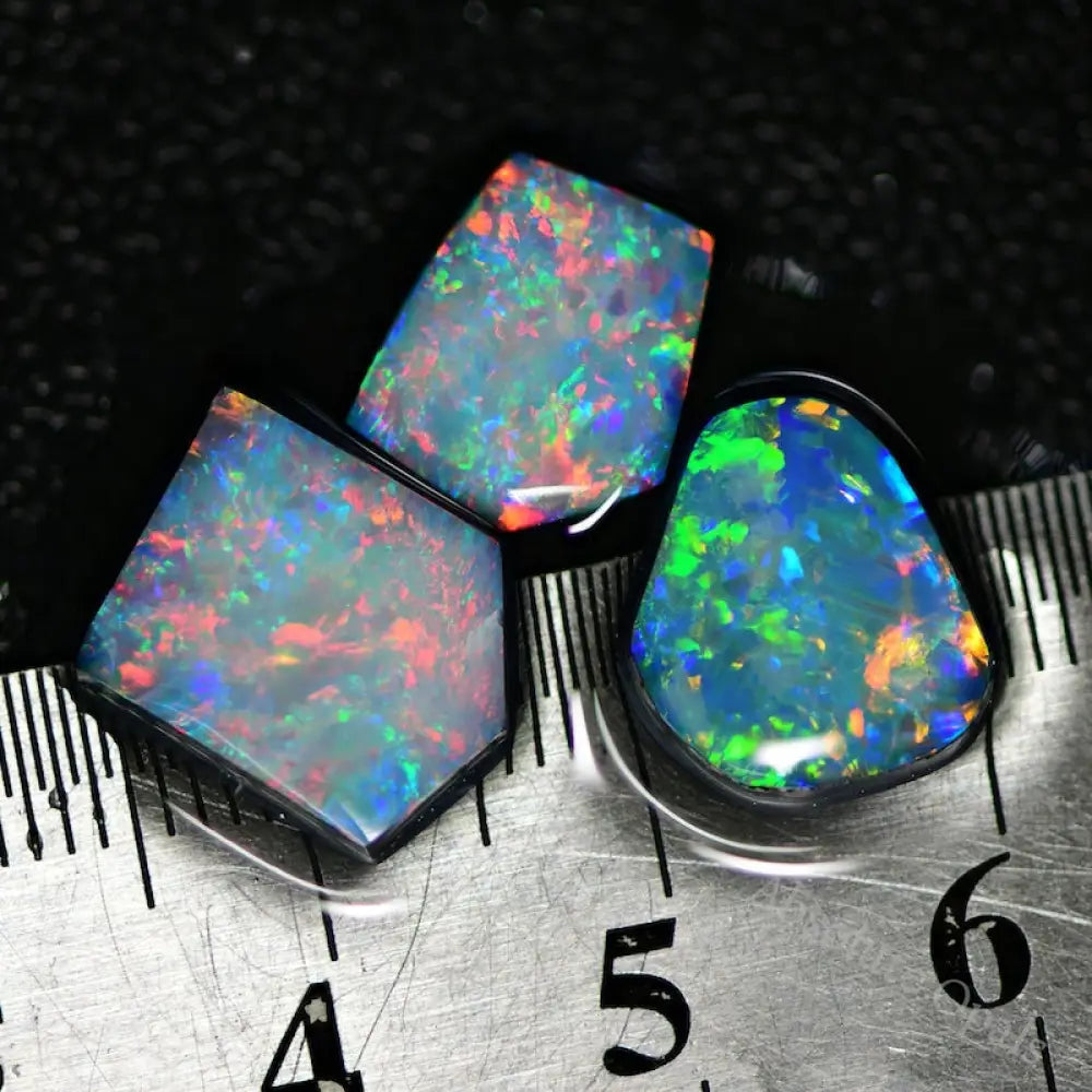 9.2 Cts Australian Opal Doublet Stone Rough Rubs Lightning Ridge