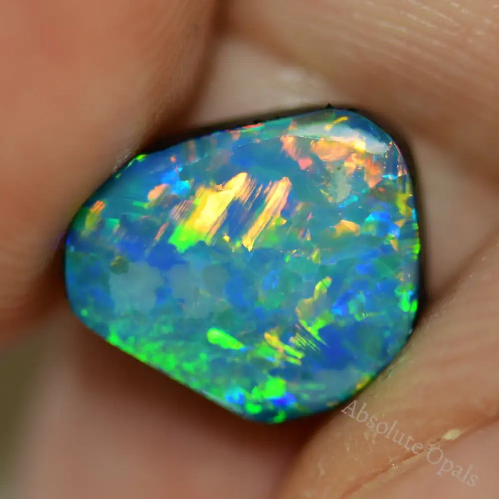 9.2 Cts Australian Opal Doublet Stone Rough Rubs Lightning Ridge