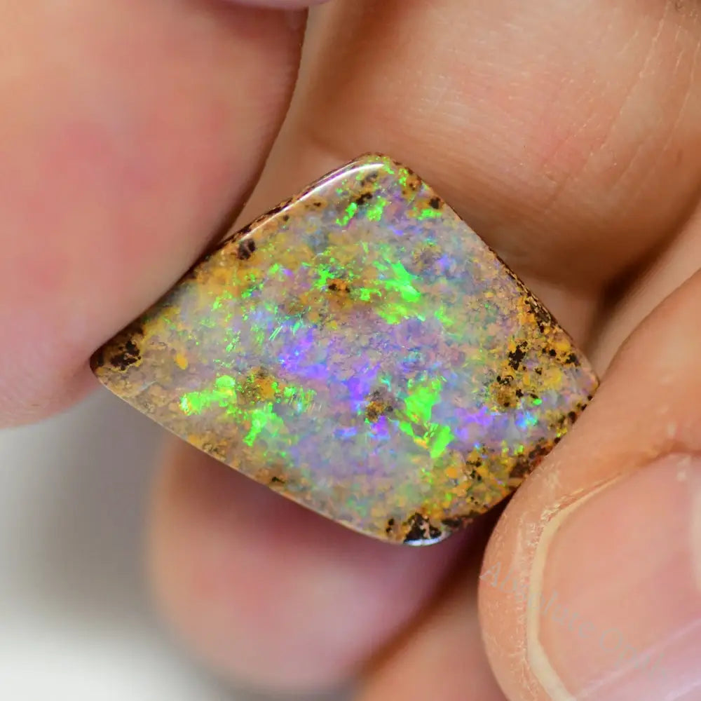 9.22 Cts Australian Boulder Opal Cut Stone