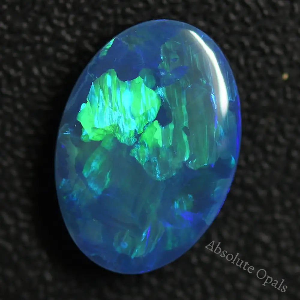 9.27 Cts Australian Opal Doublet Stone Cabochon Lightning Ridge