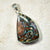 Australian Boulder Opal with Silver Pendant