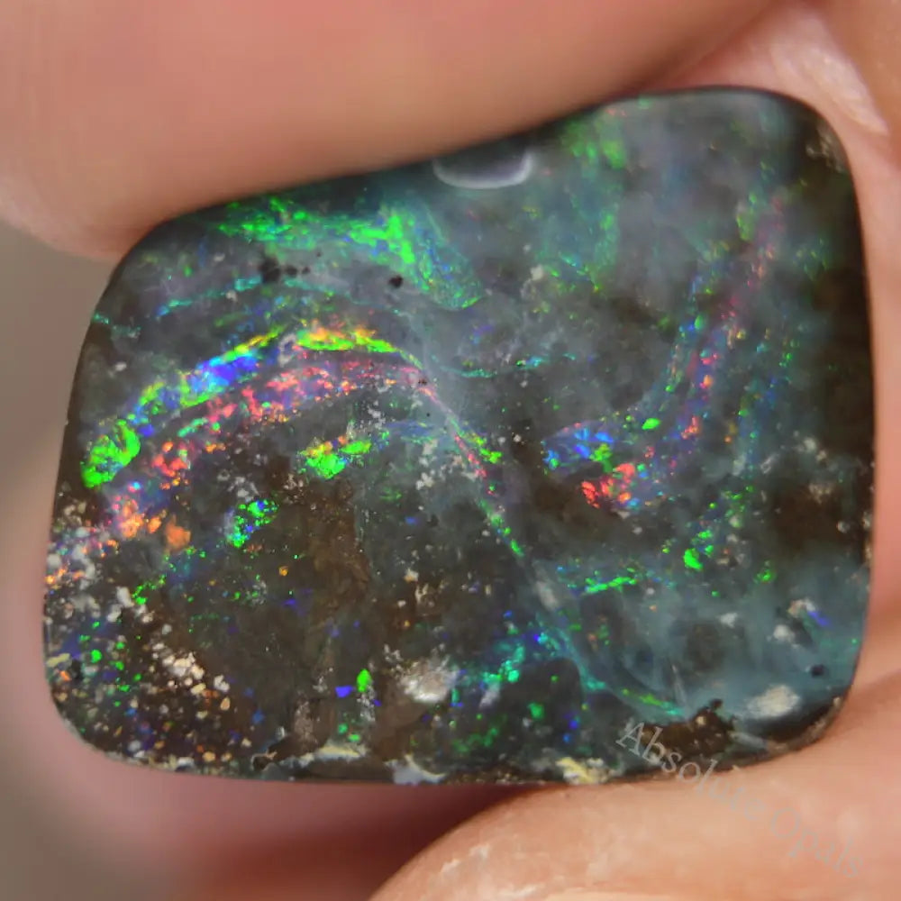 9.31 Cts Australian Boulder Opal Cut Stone