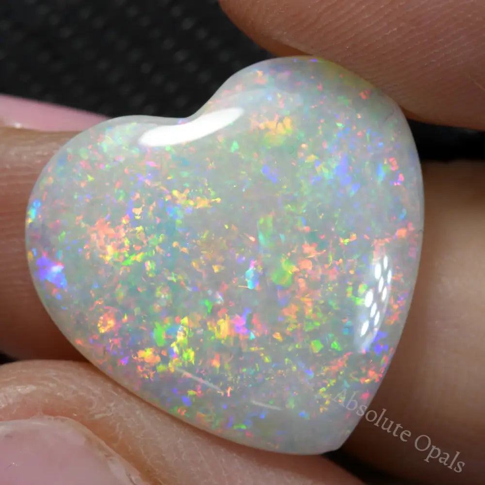 Solid heart  Opal