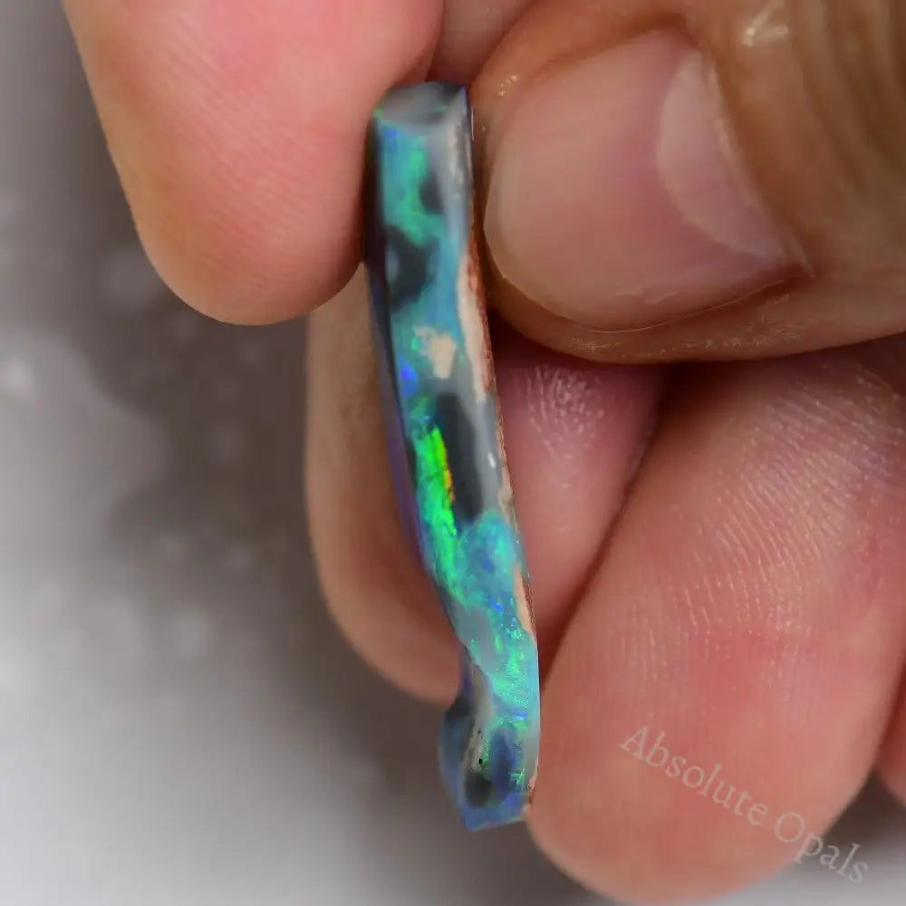 9.4 Cts Australian Black Rough Opal Rub Lightning Ridge