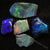 Australian Rough Black Opal Parcel, Rubs, Lightning Ridge CMR