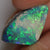 9.55 Cts Australian Semi Black Opal Rough Lightning Ridge Polished Specimen