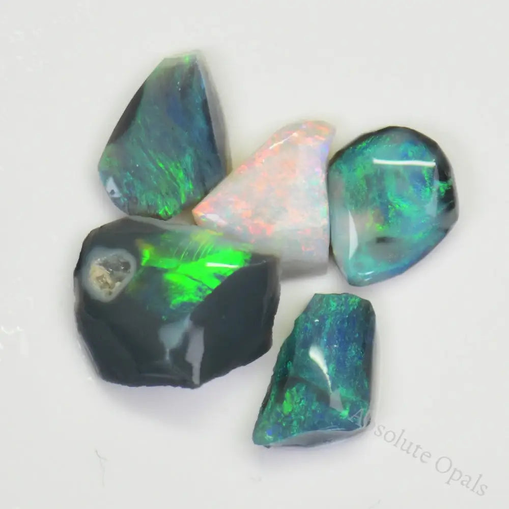 black rough opal