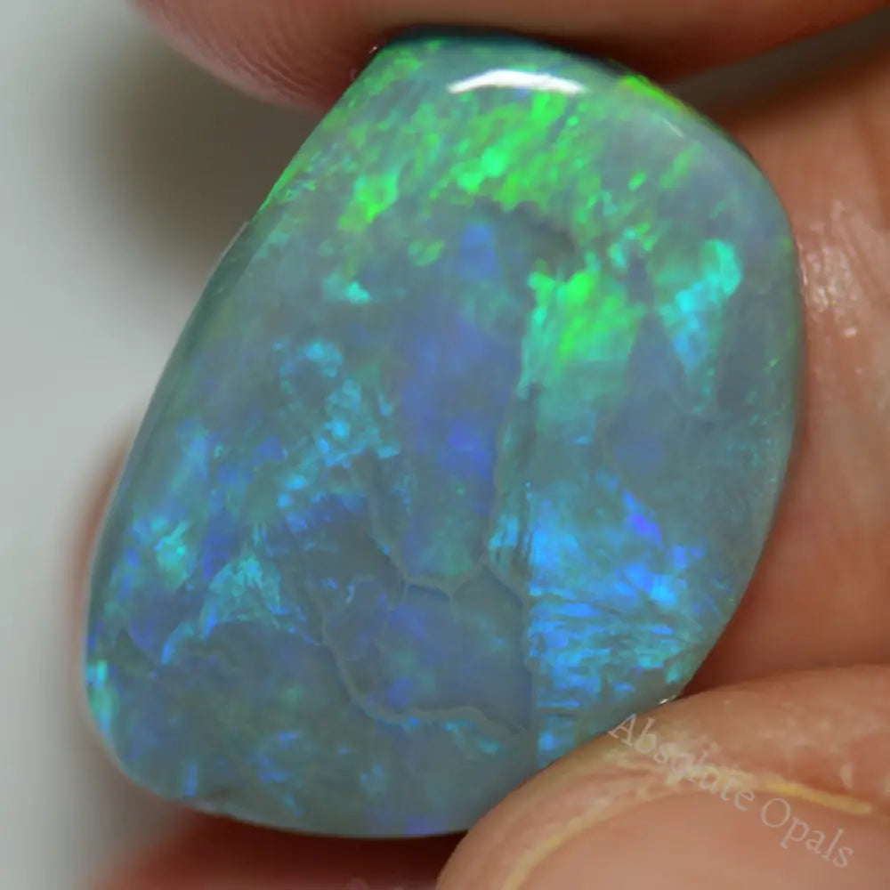 9.70 Cts Australian Single Rough Opal Rub Lightning Ridge