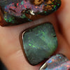 9.76 Cts Australian Boulder Opal Cut Loose Stone Parcel