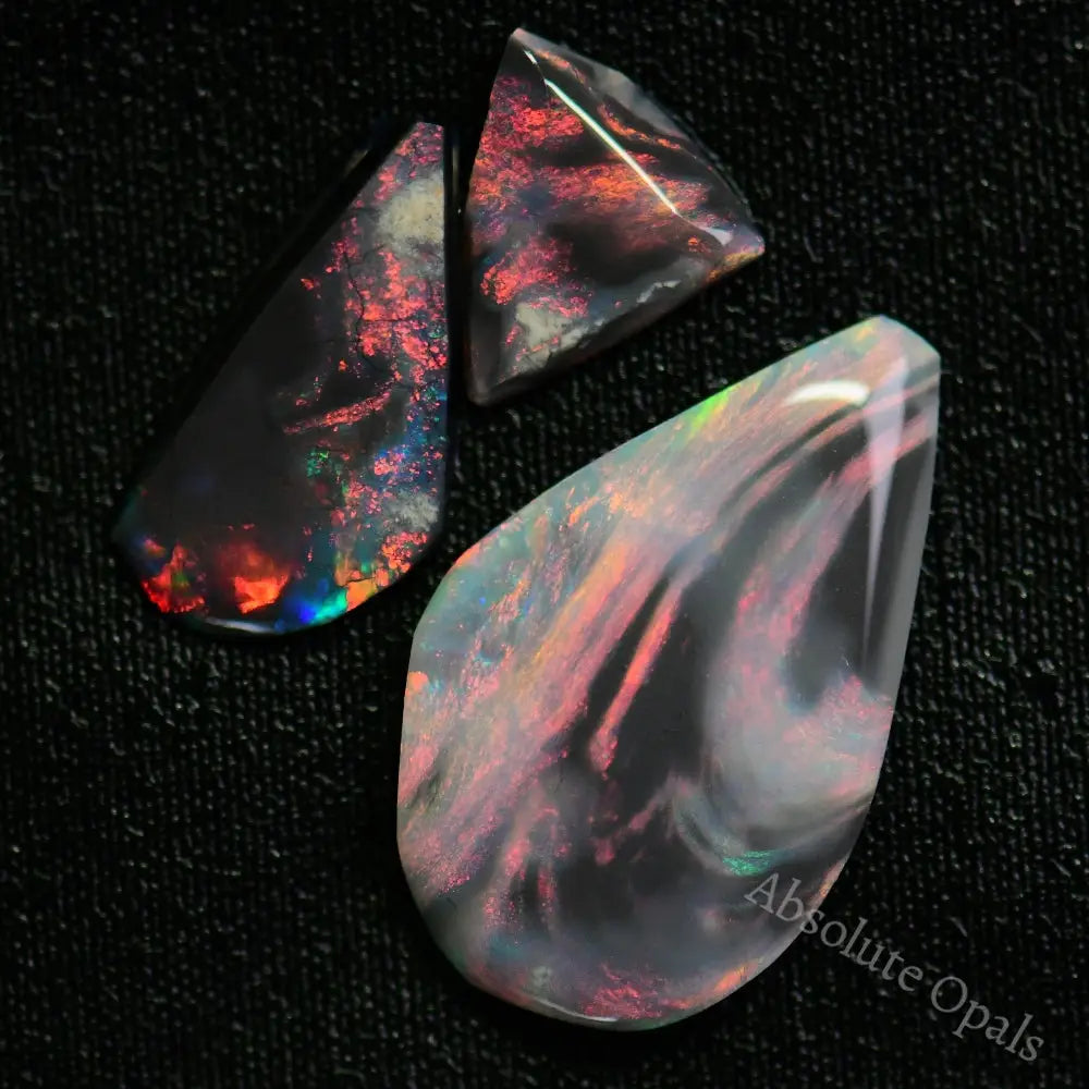 AustralianBlack red  Opal Rough Parcel, Rubs Lightning Ridge