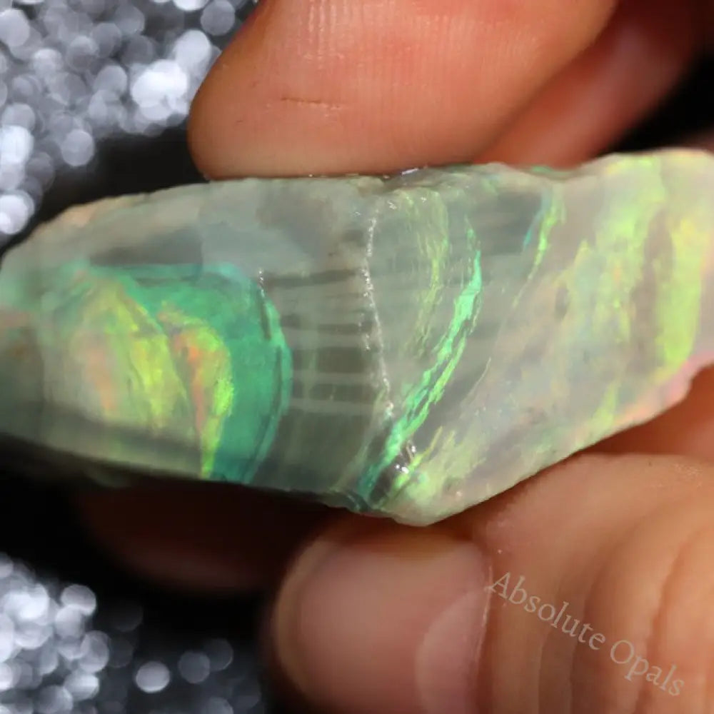 90.15 Cts Single Opal Rough For Carving Gem Stone 47.2X30.5X17.5Mm