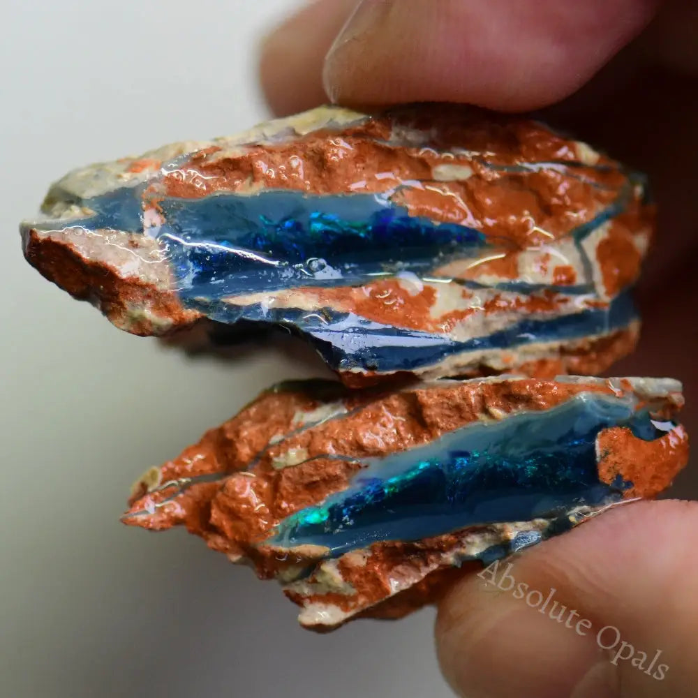 91.4 Cts Australian Rough Black Opal Parcel Lightning Ridge