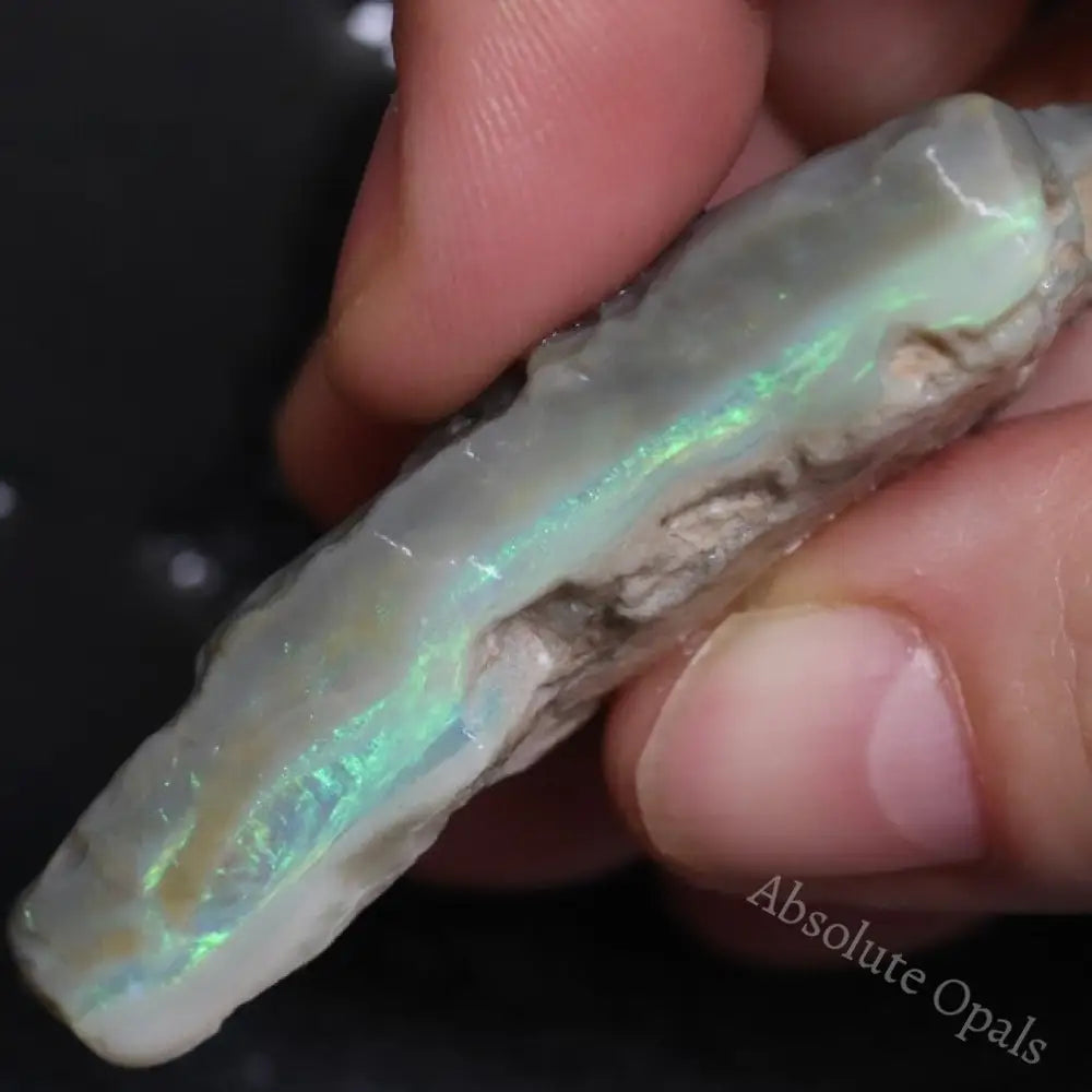 97.15 Cts Australian Semi-Black Opal Rough Lightning Ridge