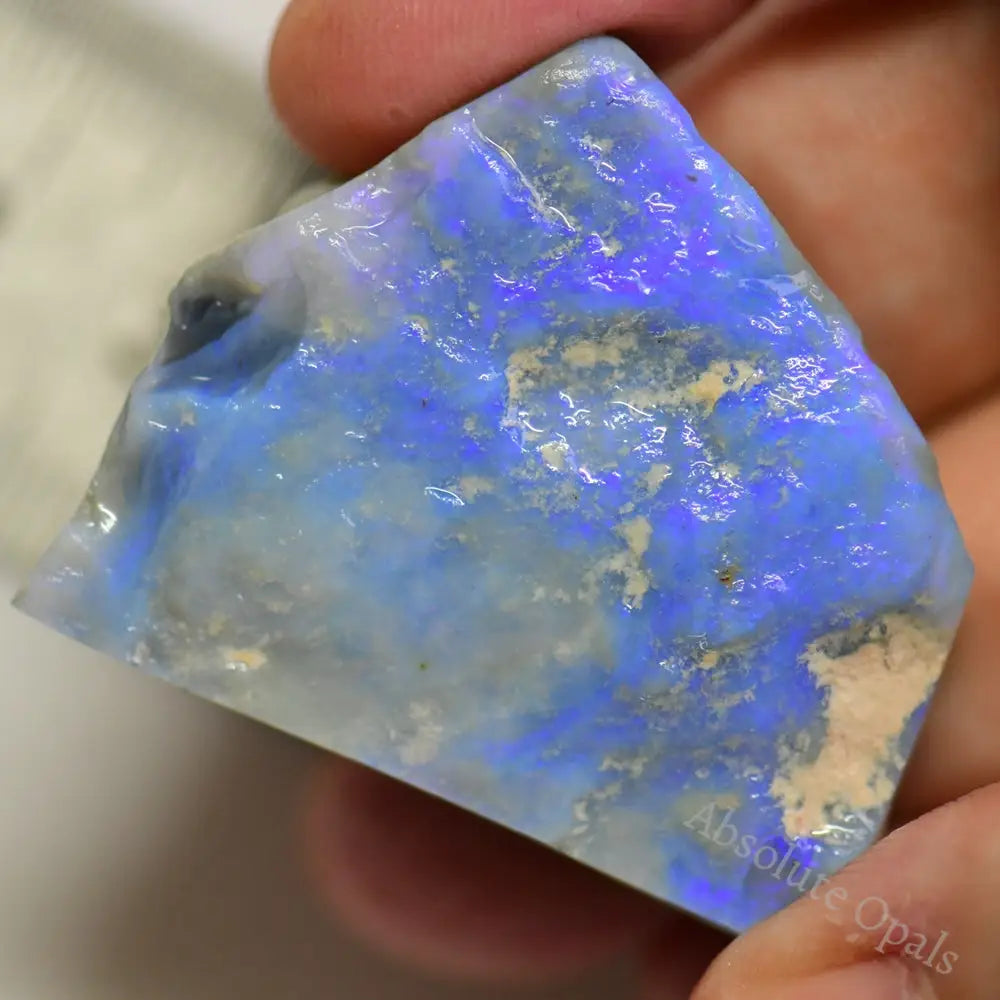 98 Cts Australian Rough Opal Lightning Ridge / Specimen Single