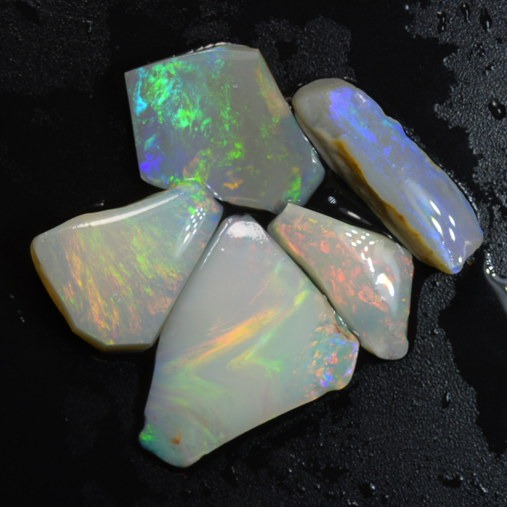 21.70 cts Rough  Opal Rubs Parcel Lightning Ridge