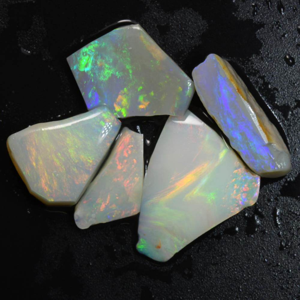 21.70 cts Rough  Opal Rubs Parcel Lightning Ridge