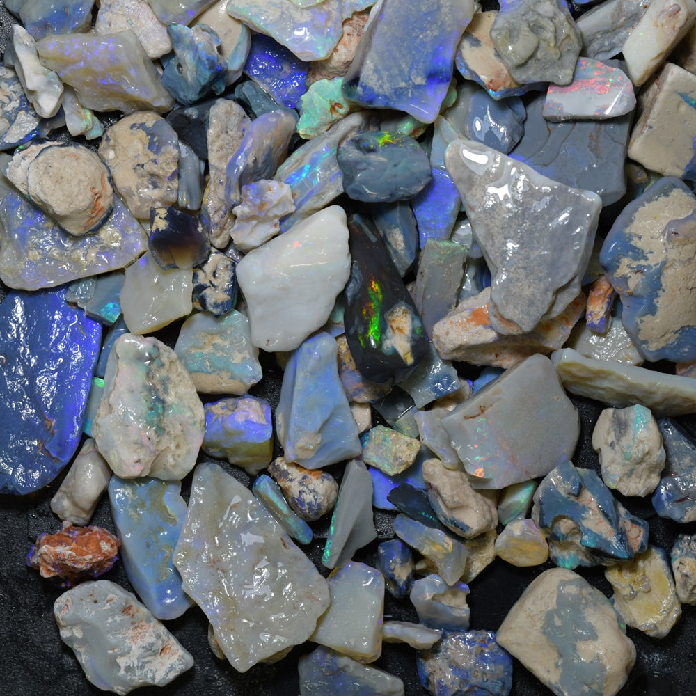 Rough Opal Parcel Lightning Ridge - Potch and Colour