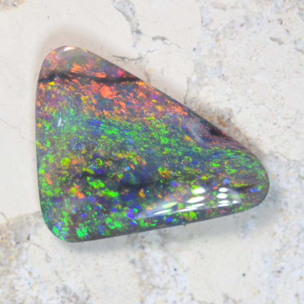 1.54 cts Dark Opal Lightning Ridge Solid Stone