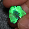 Australian Black Opal Lightning Ridge Rough Rub 7.5 Cts