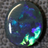 Australian Black Opal Lightning Ridge Solid Gem Stone Cabochon 1.5 Cts