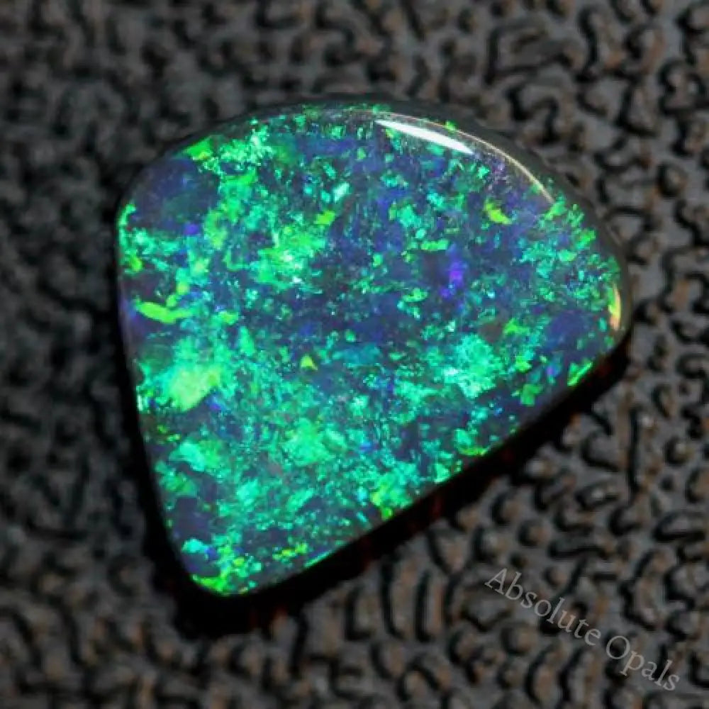 Australian Black Opal Lightning Ridge Solid Stone 2.74 Cts