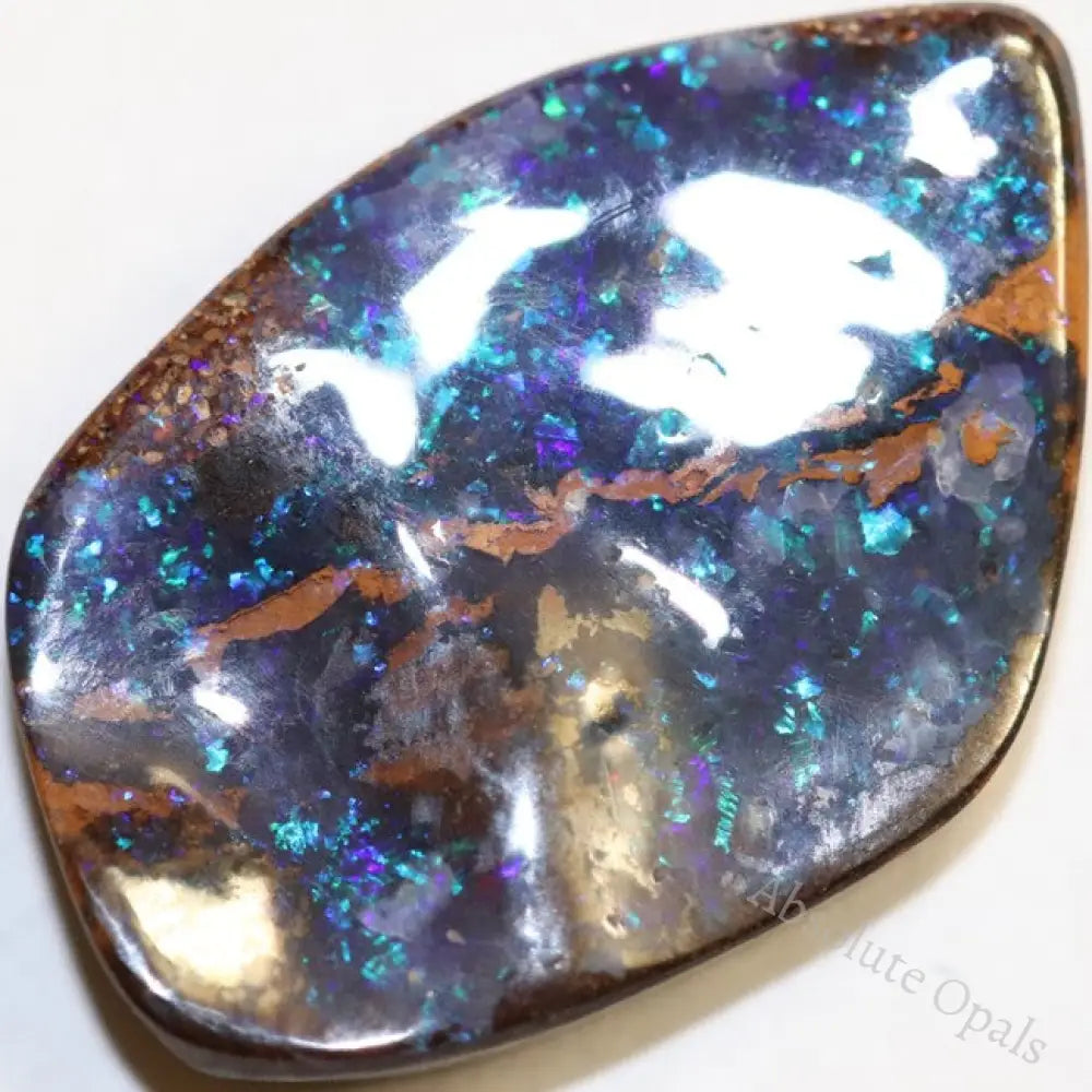 Australian Boulder Opal Cut Loose Stone 10.78 Cts