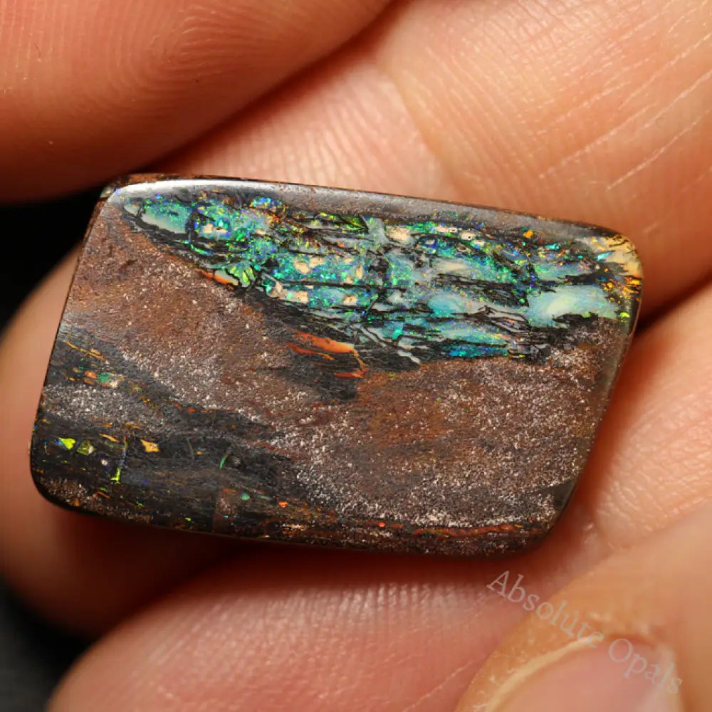 Australian Boulder Opal Cut Loose Stone 10.98 Cts