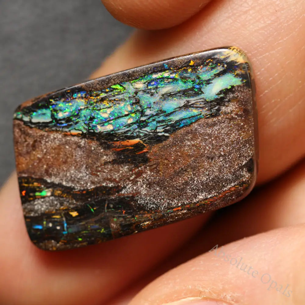 Australian Boulder Opal Cut Loose Stone 10.98 Cts