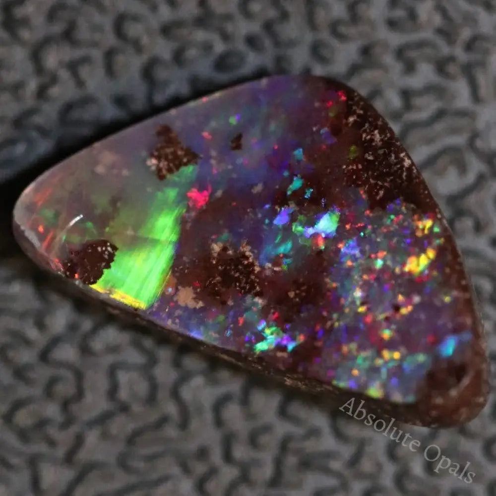 Australian Boulder Opal Cut Loose Stone 3.08 Cts