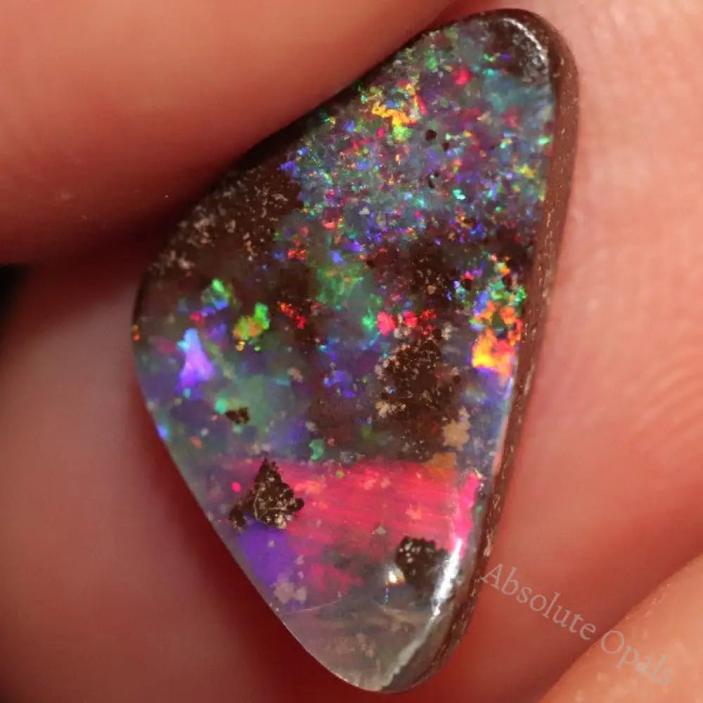 Australian Boulder Opal Cut Loose Stone 3.08 Cts