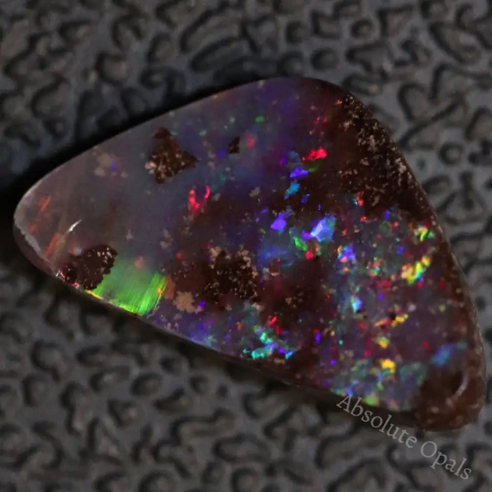 Australian Boulder Opal Cut Loose Stone 3.08 Cts