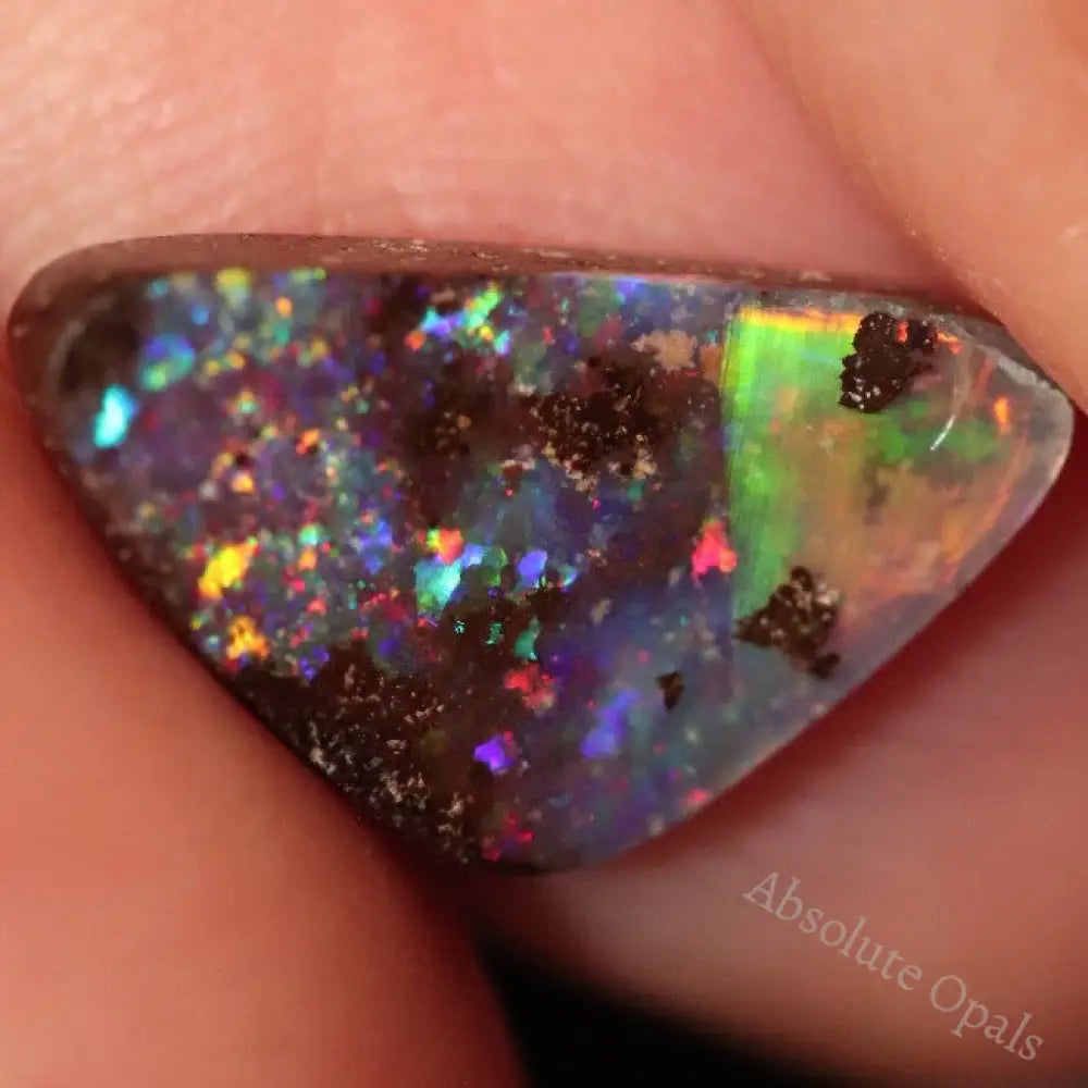 Australian Boulder Opal Cut Loose Stone 3.08 Cts