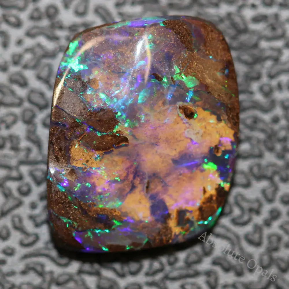 Australian Boulder Opal Cut Loose Stone 3.10 Cts