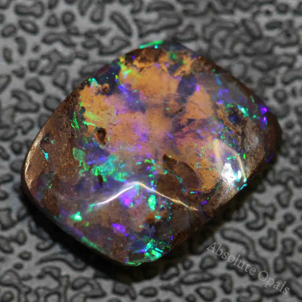 Australian Boulder Opal Cut Loose Stone 3.10 Cts