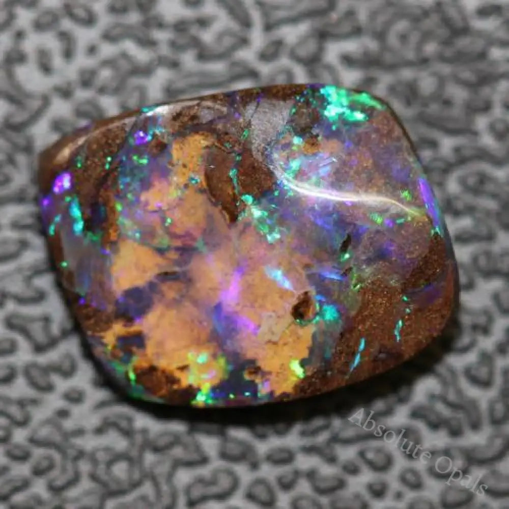 Australian Boulder Opal Cut Loose Stone 3.10 Cts