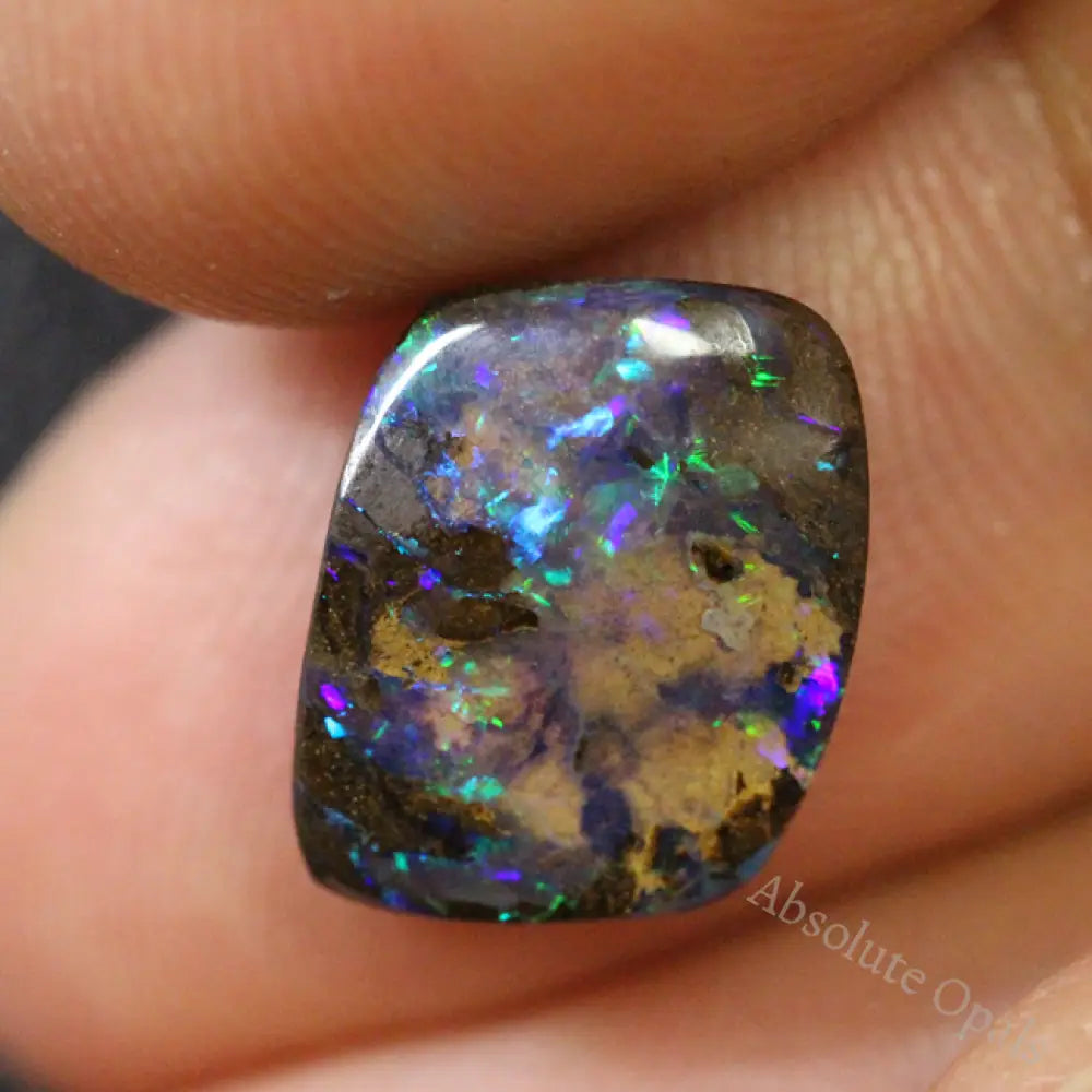 Australian Boulder Opal Cut Loose Stone 3.10 Cts