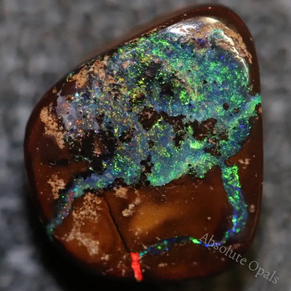 Australian Boulder Opal Cut Loose Stone 3.20 Cts