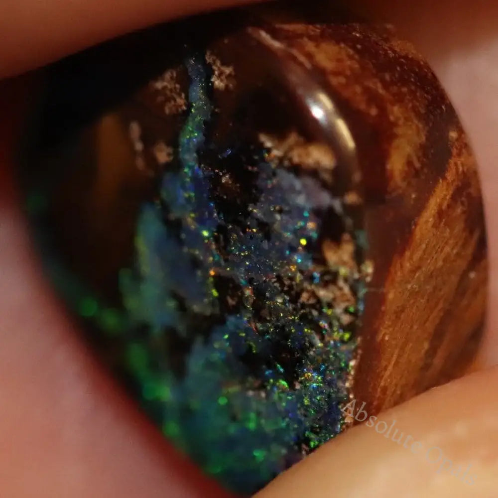 Australian Boulder Opal Cut Loose Stone 3.20 Cts