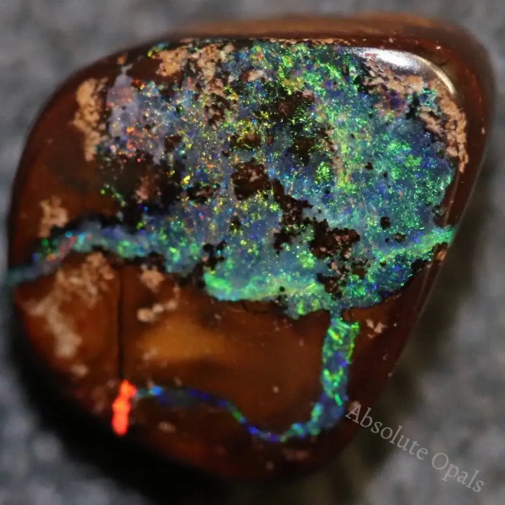 Australian Boulder Opal Cut Loose Stone 3.20 Cts