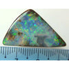 Australian Boulder Opal -Gem Green Fire – Solid Cut 16.6Ct 29Mm Long Boulder Opal