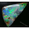 Australian Boulder Opal -Gem Green Fire – Solid Cut 16.6Ct 29Mm Long Boulder Opal