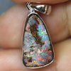 Australian Boulder Opal Pendant Sterling Silver L25.1Mm 12.40Gr Jewellery