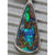 Australian Boulder Opal Pendant Sterling Silver L28.8Mm 2.09Gr Jewellery