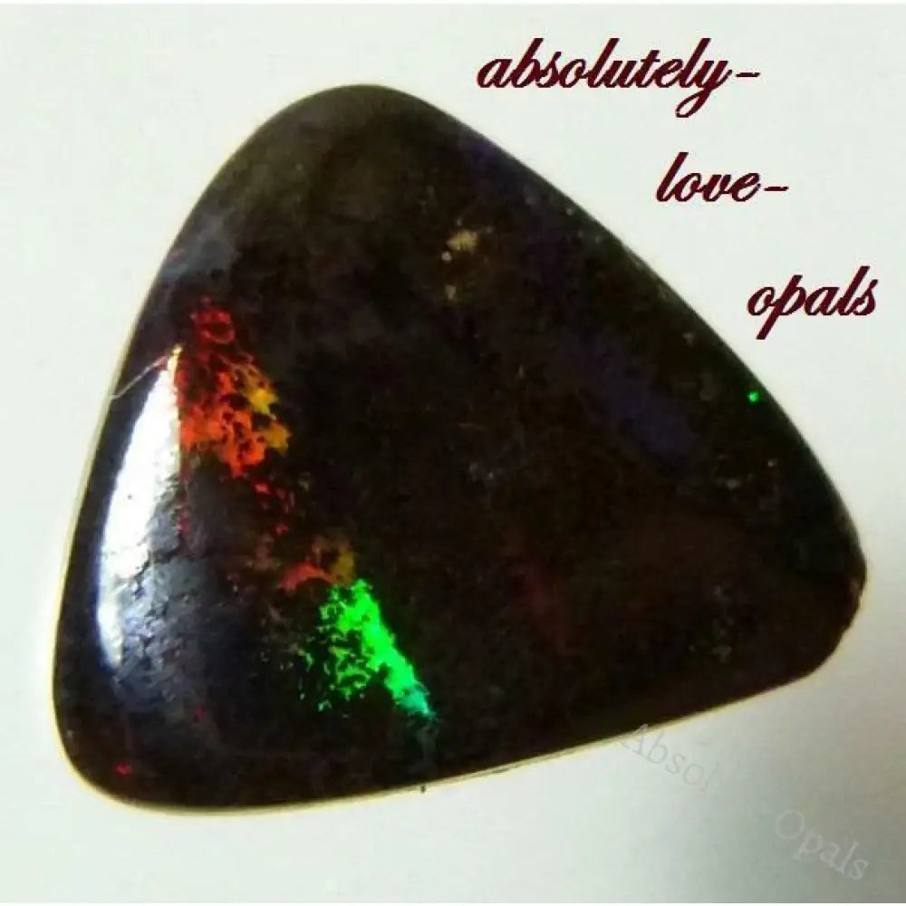 Australian Boulder Opal Solid Natural Gem Multi-Color Cut 3.95 Ct + (Vid) Boulder Opal