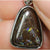 Australian Boulder Opal Solid Pendant Sterling Silver L24.9Mm + Vid Jewellery