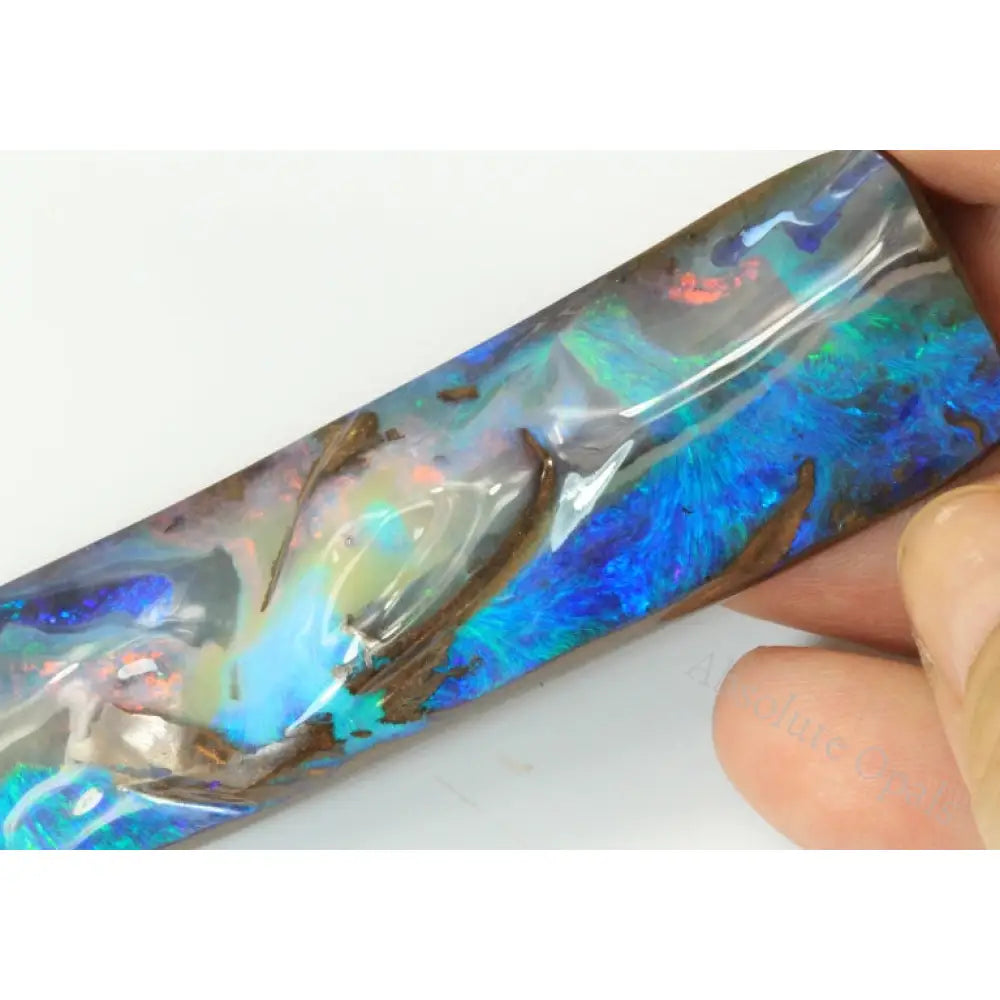 Australian Boulder Opal Solid Stone Natural Cut 150 Cts + Vid Boulder Opal