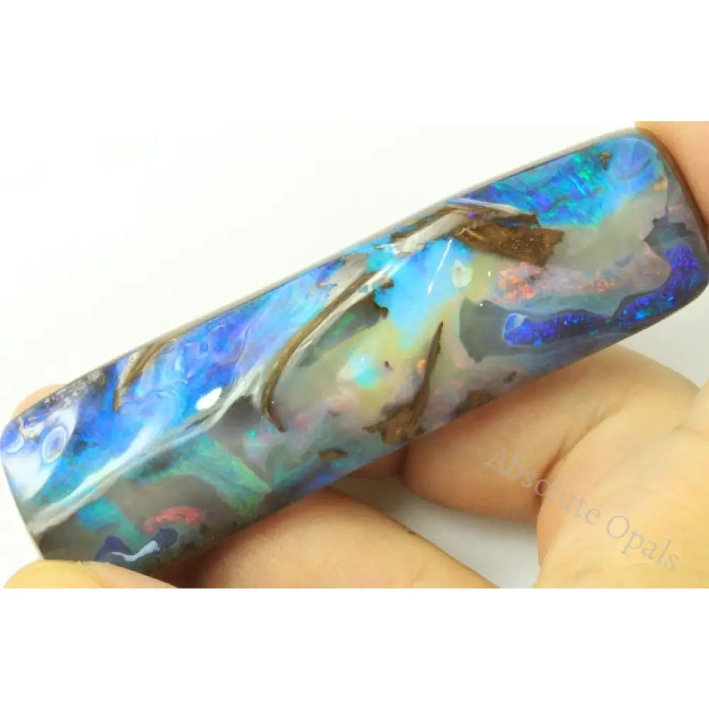 Australian Boulder Opal Solid Stone Natural Cut 150 Cts + Vid Boulder Opal