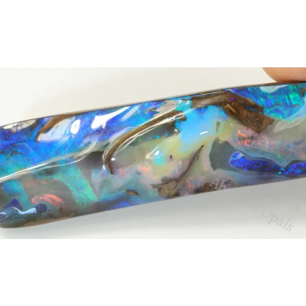 Australian Boulder Opal Solid Stone Natural Cut 150 Cts + Vid Boulder Opal