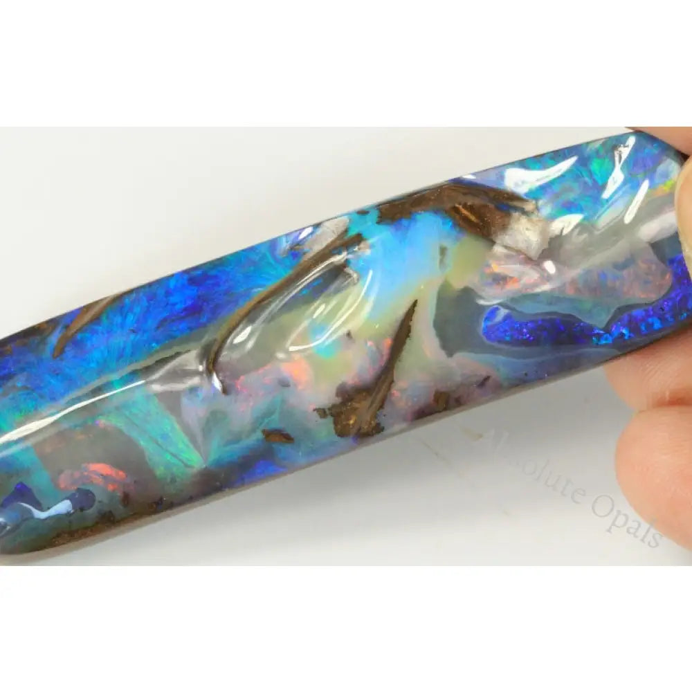 Australian Boulder Opal Solid Stone Natural Cut 150 Cts + Vid Boulder Opal